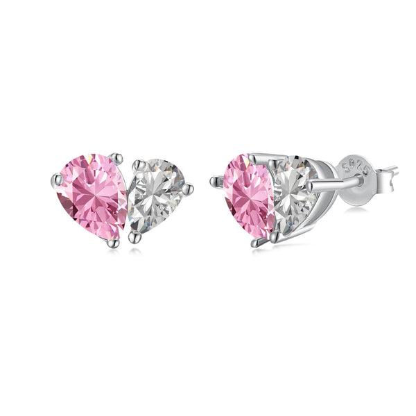 ˇMagic JewelryˇDazzling Elegant Heart Cut Lover Earrings