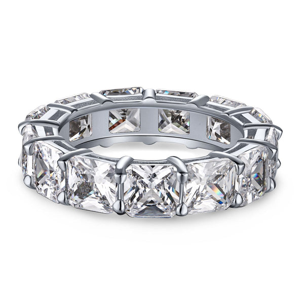 ˇMagic JewelryˇElegant Princess Cut Tennis Ring